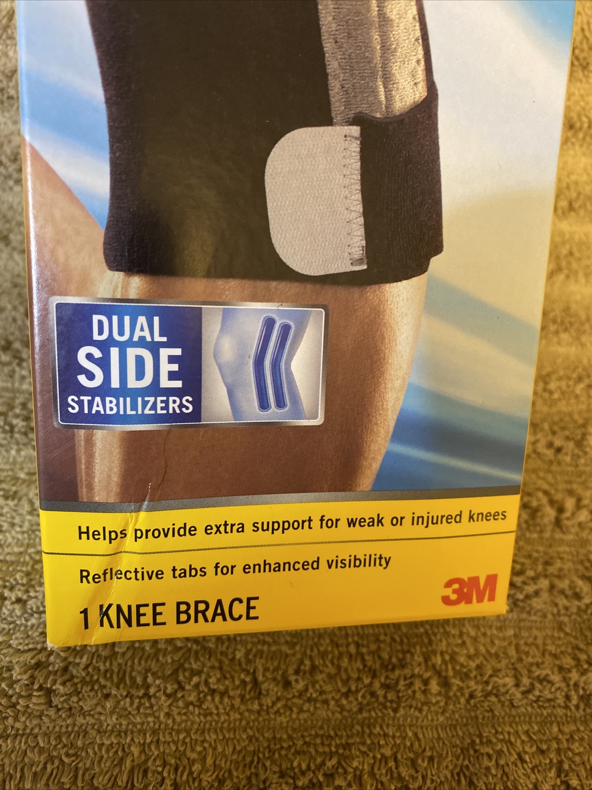 Futuro Sport Adjustable Knee Stabilizer Knee Brace 3M—New