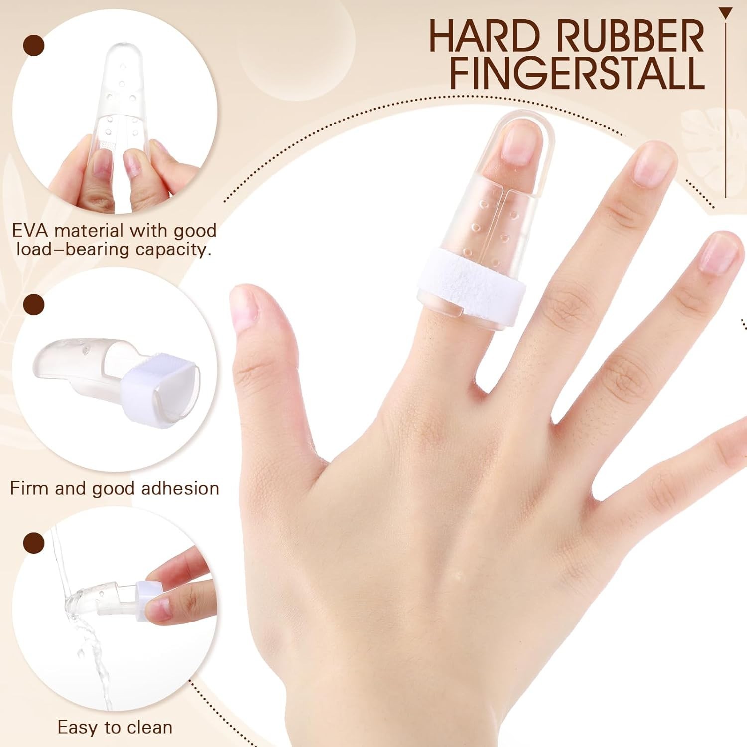 10-Pack Adjustable Finger Support Splints for Injury & Arthritis