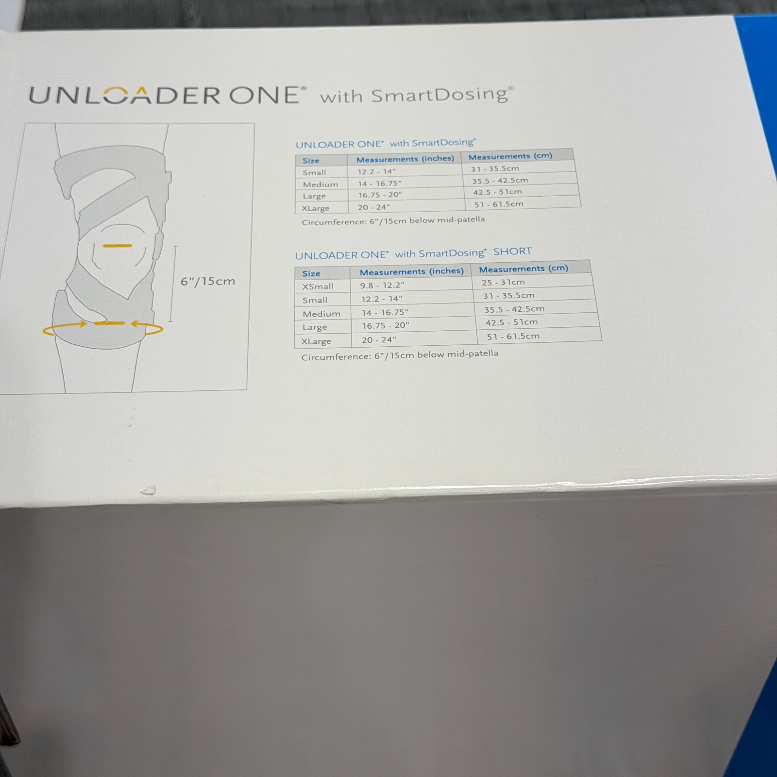 Ossur Unloader One with SmartDosing Size XL Left Medial B-240618715
