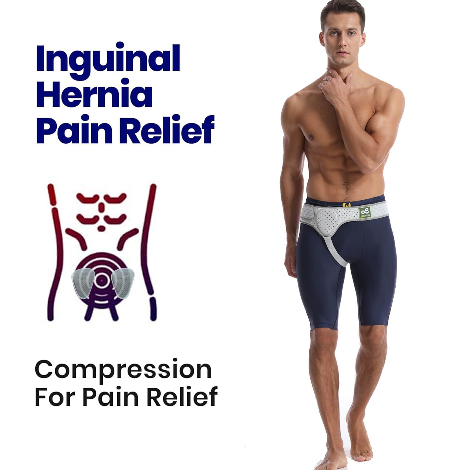 Inguinal Hernia Belt I For right or left side I Hernia Belt I Postoperative M…