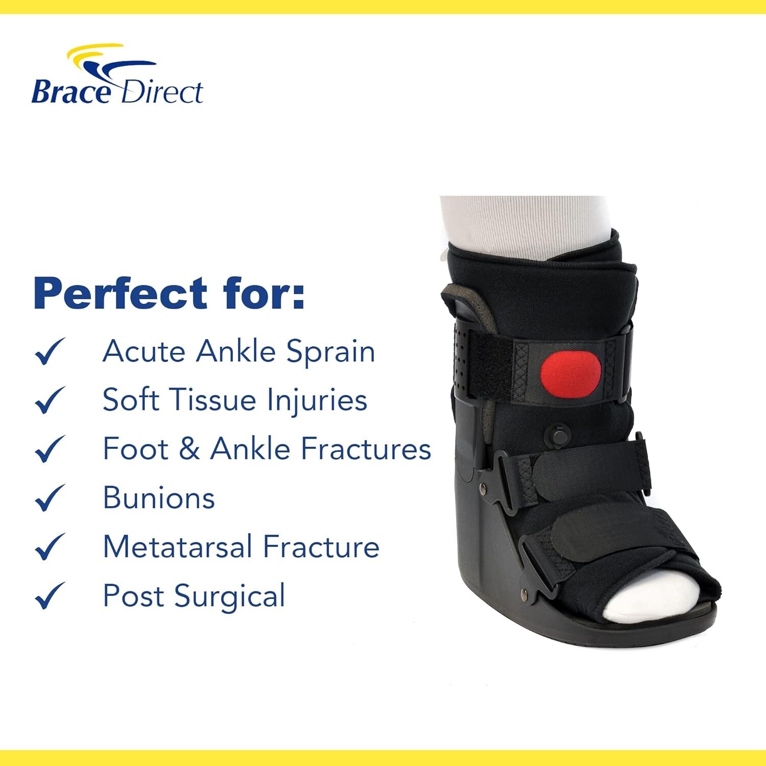 Brace Direct Air CAM Walker Fracture Orthopedic Boot Short – Complete Medical Re