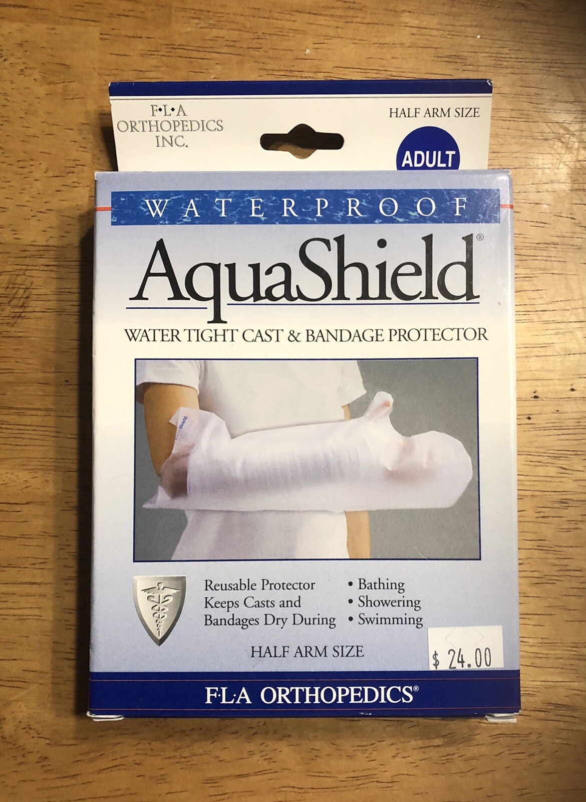 FLA Orthopedic Adult WATERPROOF AQUASHIELD ~ Arm Cast & Bandage Protector- NEW