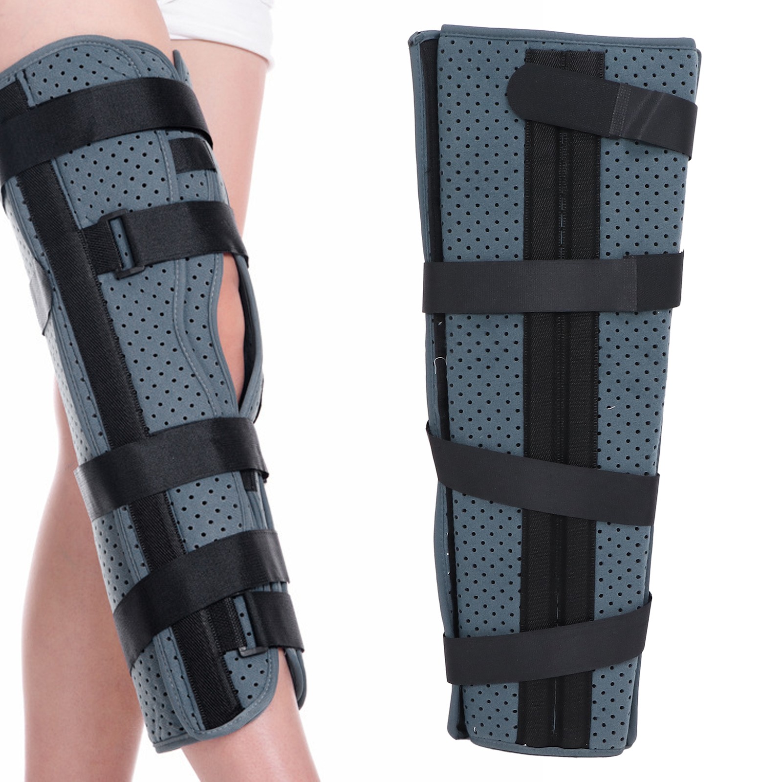 Adjust Knee Immobilizer Joint Pain Relief Knee Splint Leg Support Brace