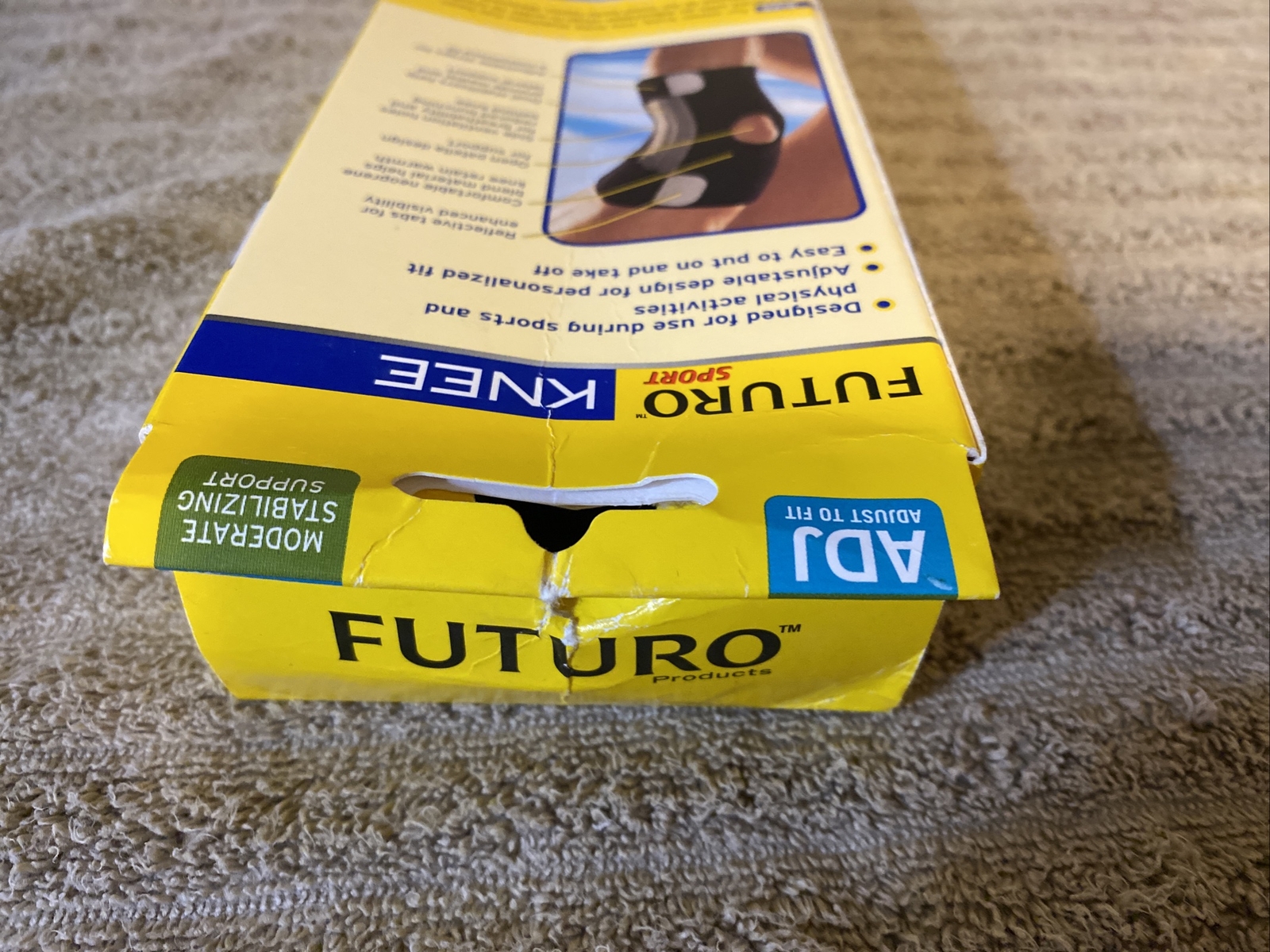Futuro Sport Adjustable Knee Stabilizer Knee Brace 3M—New