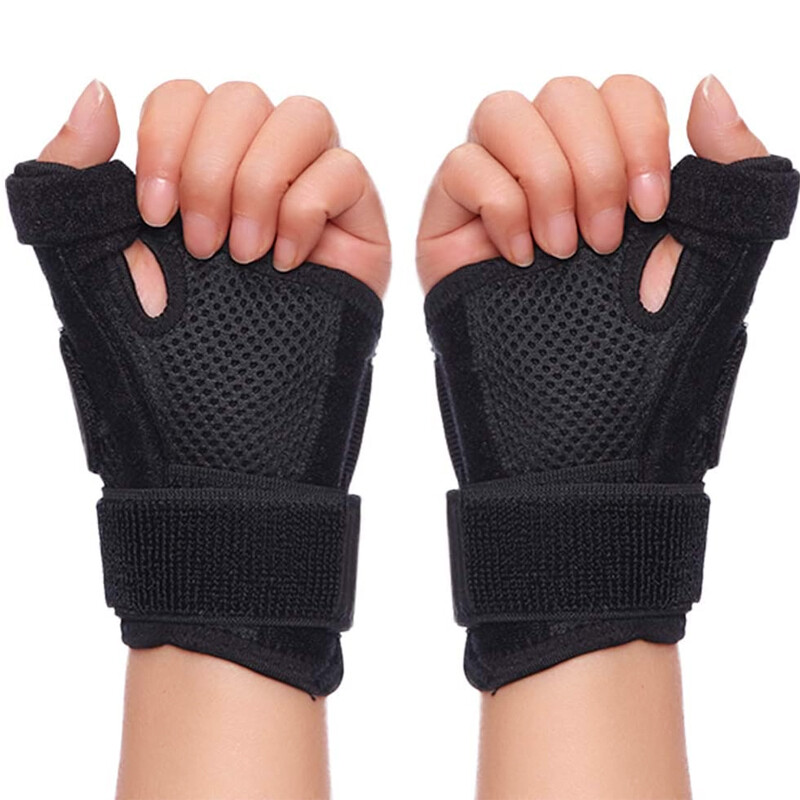 Left/Right Hand Universal Thumb Wrist Support Brace Adjustable Straps