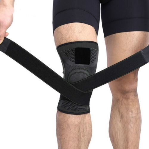 Knee Sleeve Compression Brace Support For Outdoor Sport Joint Pain Relief Strap