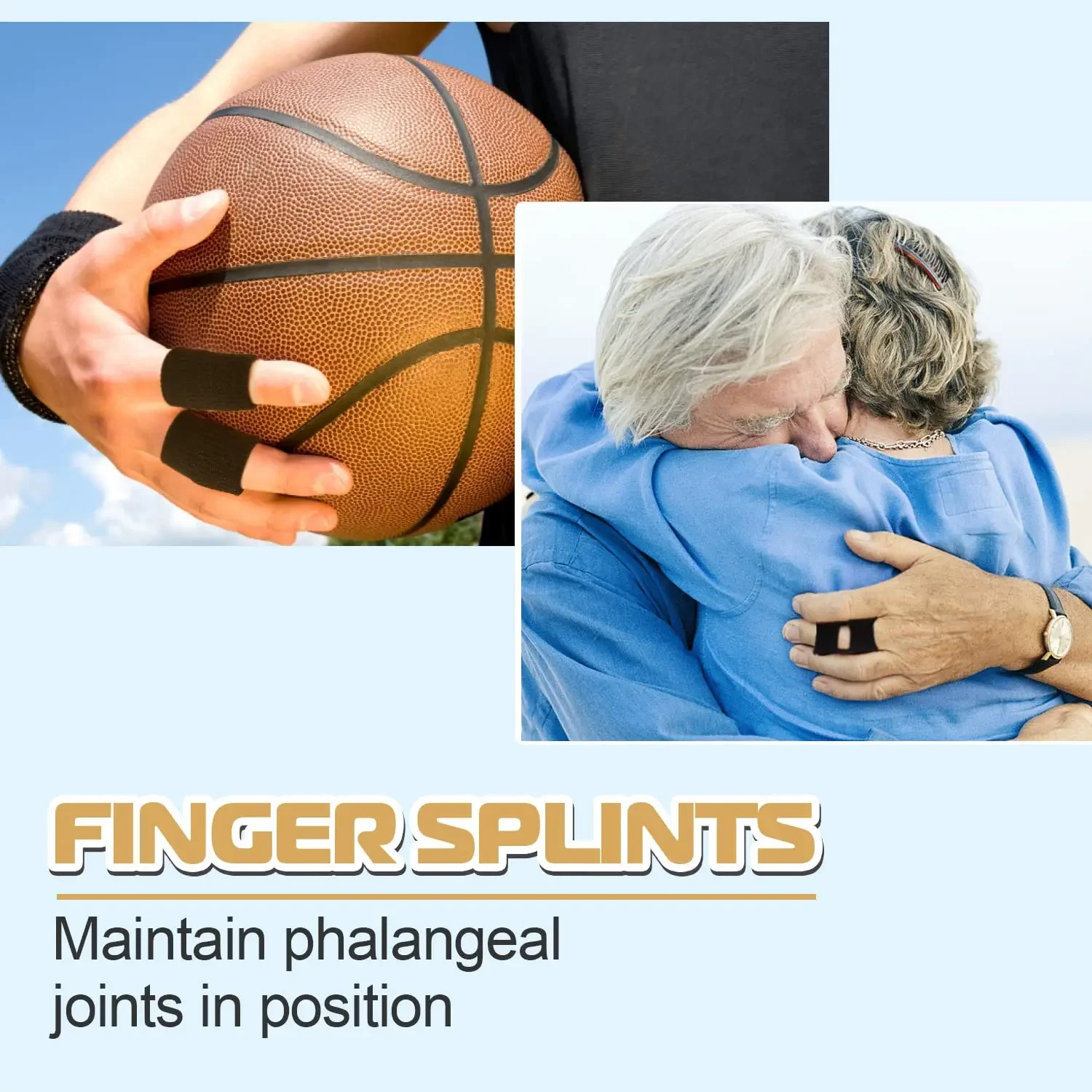 Trigger Finger Splint Fixing Brace Adjustable Straighten Sprain Dislocation