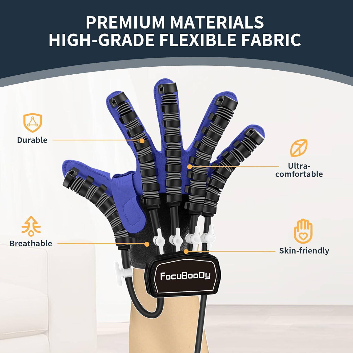 ✅ Hand Function Rehabilitation Robot Gloves Finger Hemiplegia Recovery Trainer