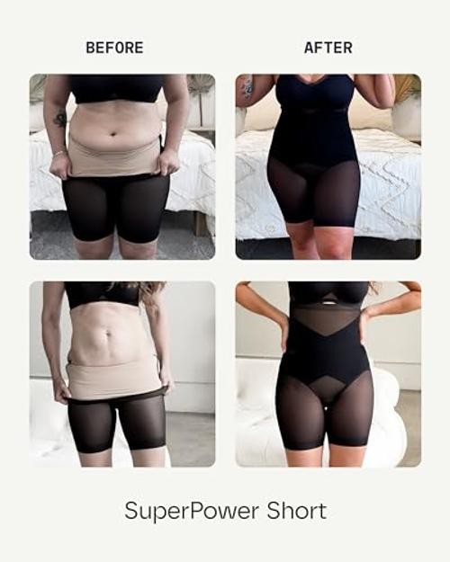 SuperPower Short – High Compression Shapewear for Women X-Large Runway