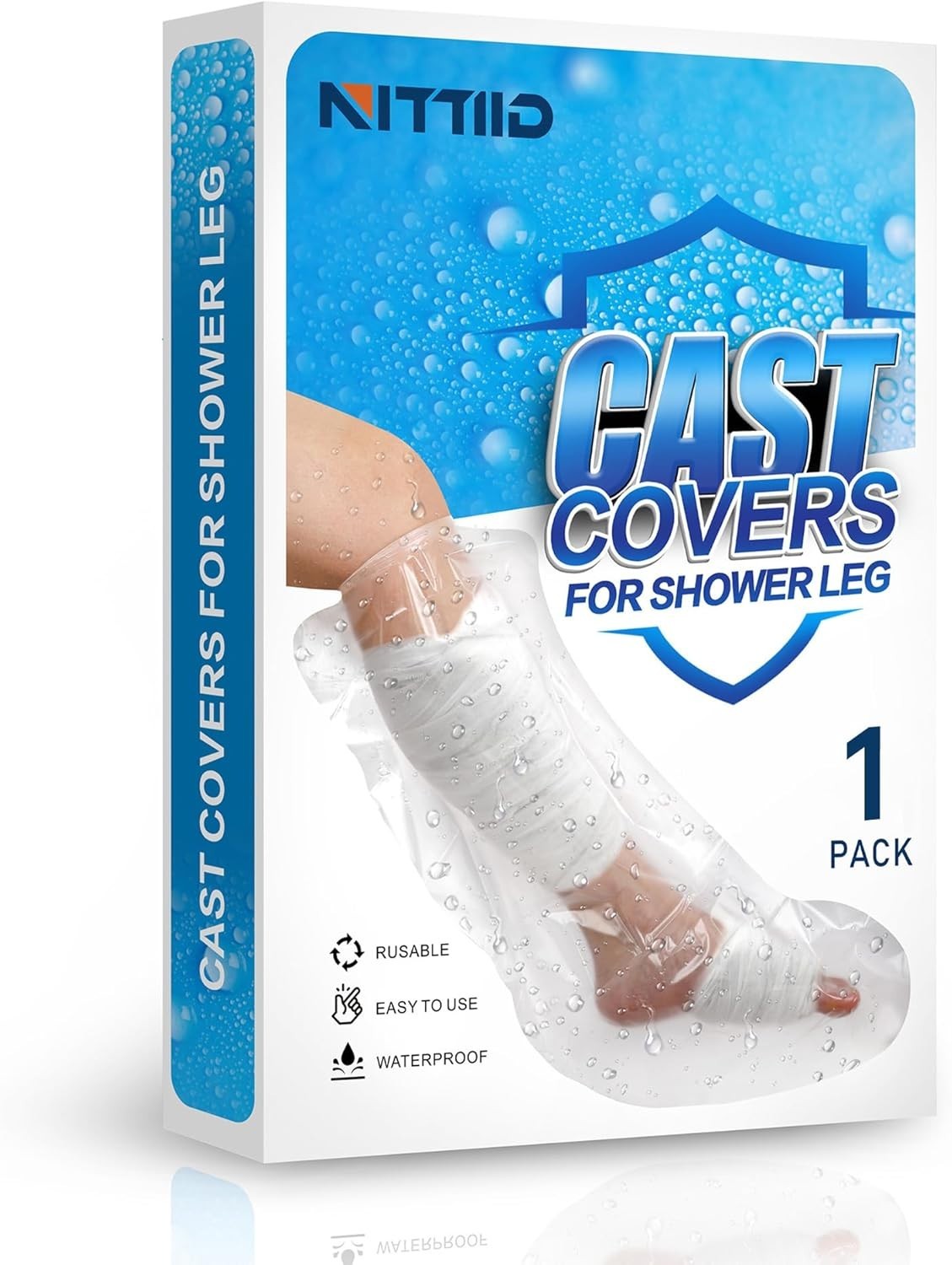 Watertight Waterproof Cast Covers for Shower – Lightweight, Reusable, Universal