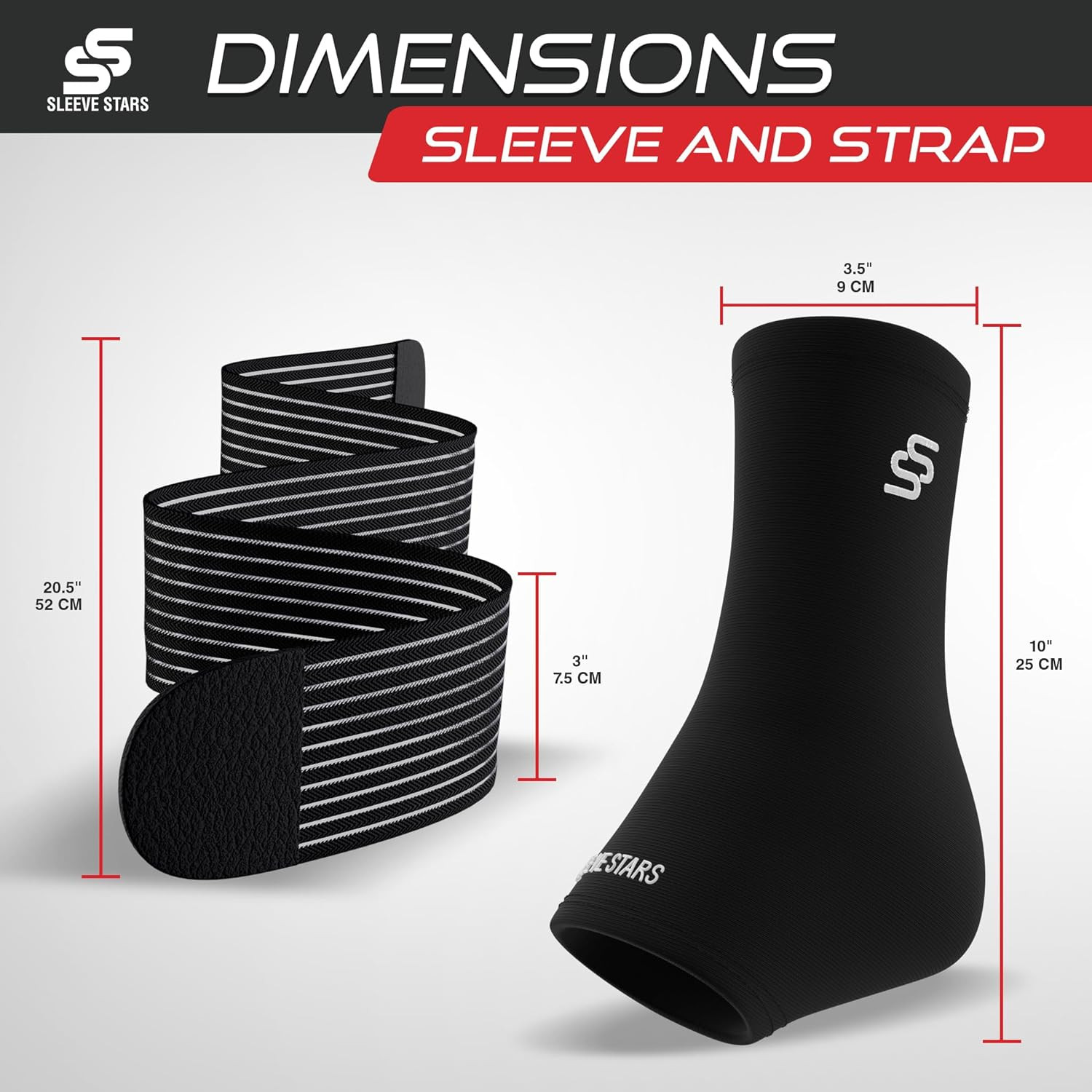 Ankle Brace for Sprained Ankle, Plantar Fasciitis Relief Achilles Tendonitis Bra