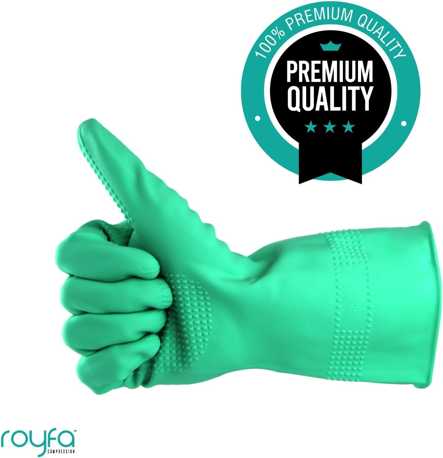 Donning Gloves for Compression Stockings – Gloves Universal Fit with Raised Ridg