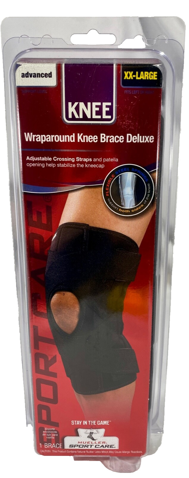 MLR Wraparound Knee Brace Deluxe Black 2X-Large NEW!