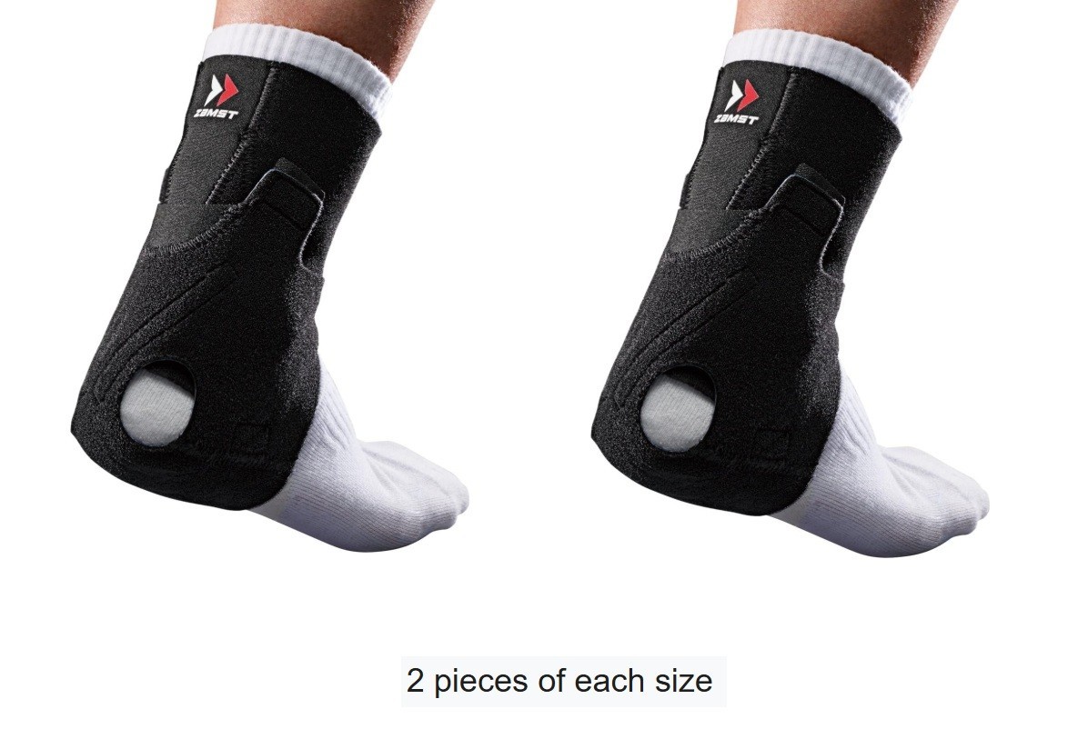 ZAMST AT-1 Ankle Achilles Tendon Protection for both left and right, M, L 2 Pair