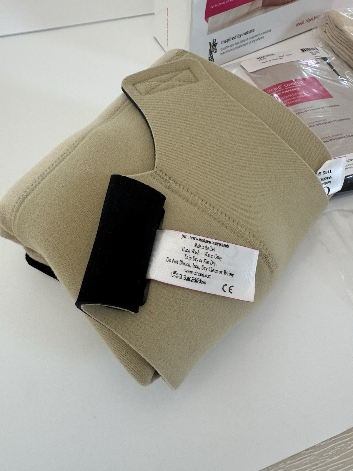 Medi Circaid Juxtafit Compression Wrap Upper Leg w/ Knee 45cm Short Left Medium