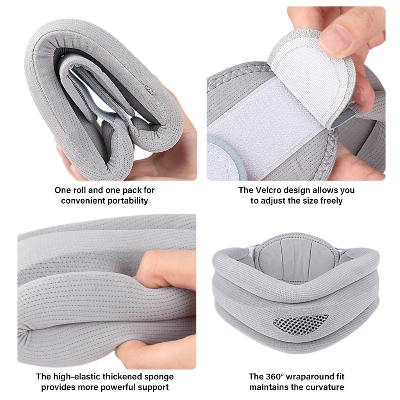 Cervical Collar for Sleepings,Travelling,Office Neck Brace Neck Support Brace