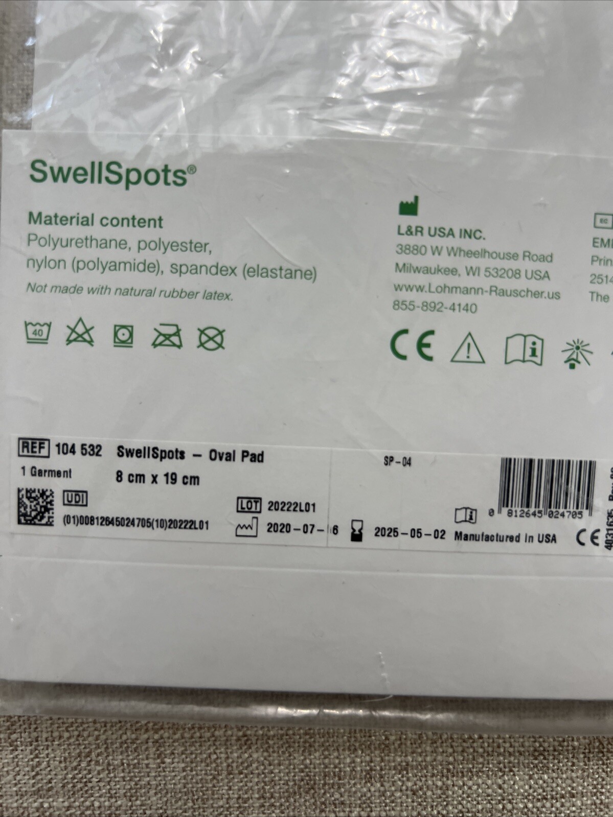 L&R SwellSpots Edema and Fibrosis Pad- Breast Pad