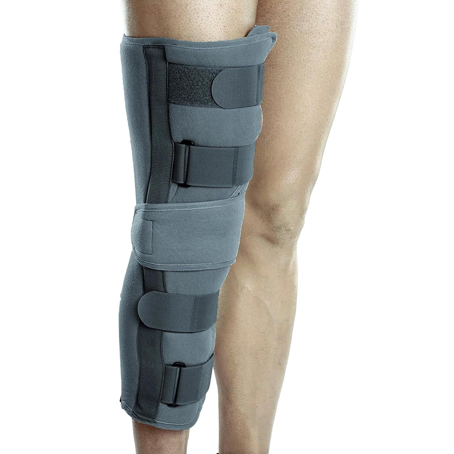 Knee Brace Wrap Around Support Adjustable Knee Open Patella Compression Brace US