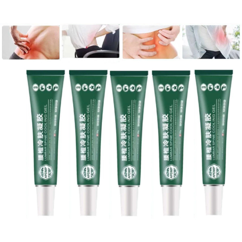 `1-5x Lumbar Type Cold Compress Gel APDMP Body Relief Ointment US Hot