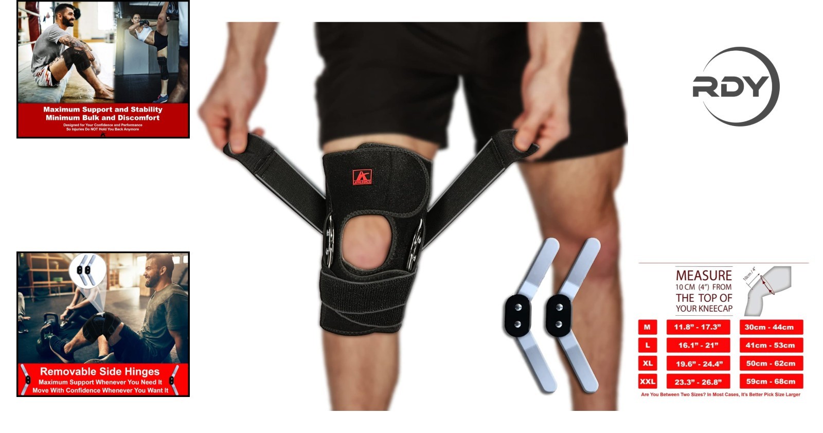 Lifetime Hinged Knee Brace Support XL – Ultimate Pain Relief & Mobility