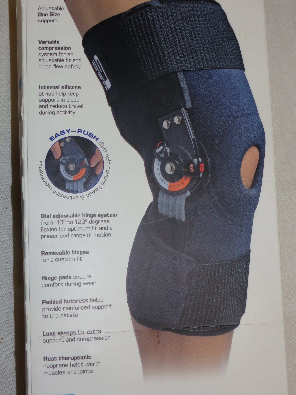 Adjusta Fit. Neo G Hinged Knee Brace .