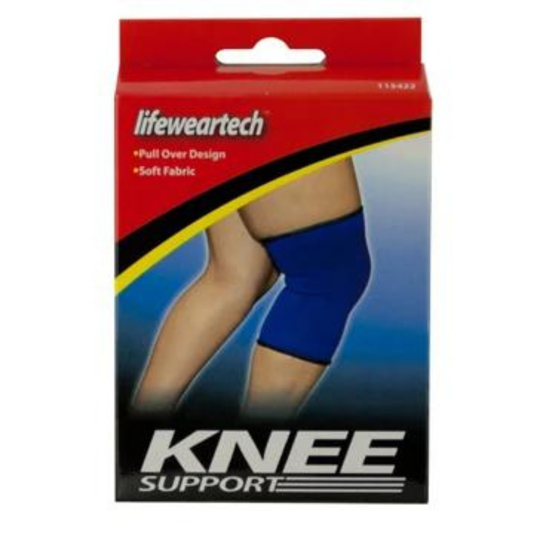 Elastic Sleeve Knee Support Brace (Pull Over) – Set of 2 – Unisex Blue