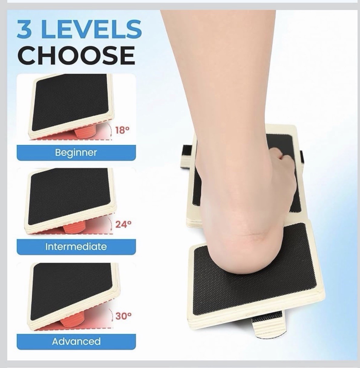 Ankle Foot Exerciser Strengthener & Balance Board, Physical Therapy Equipment
