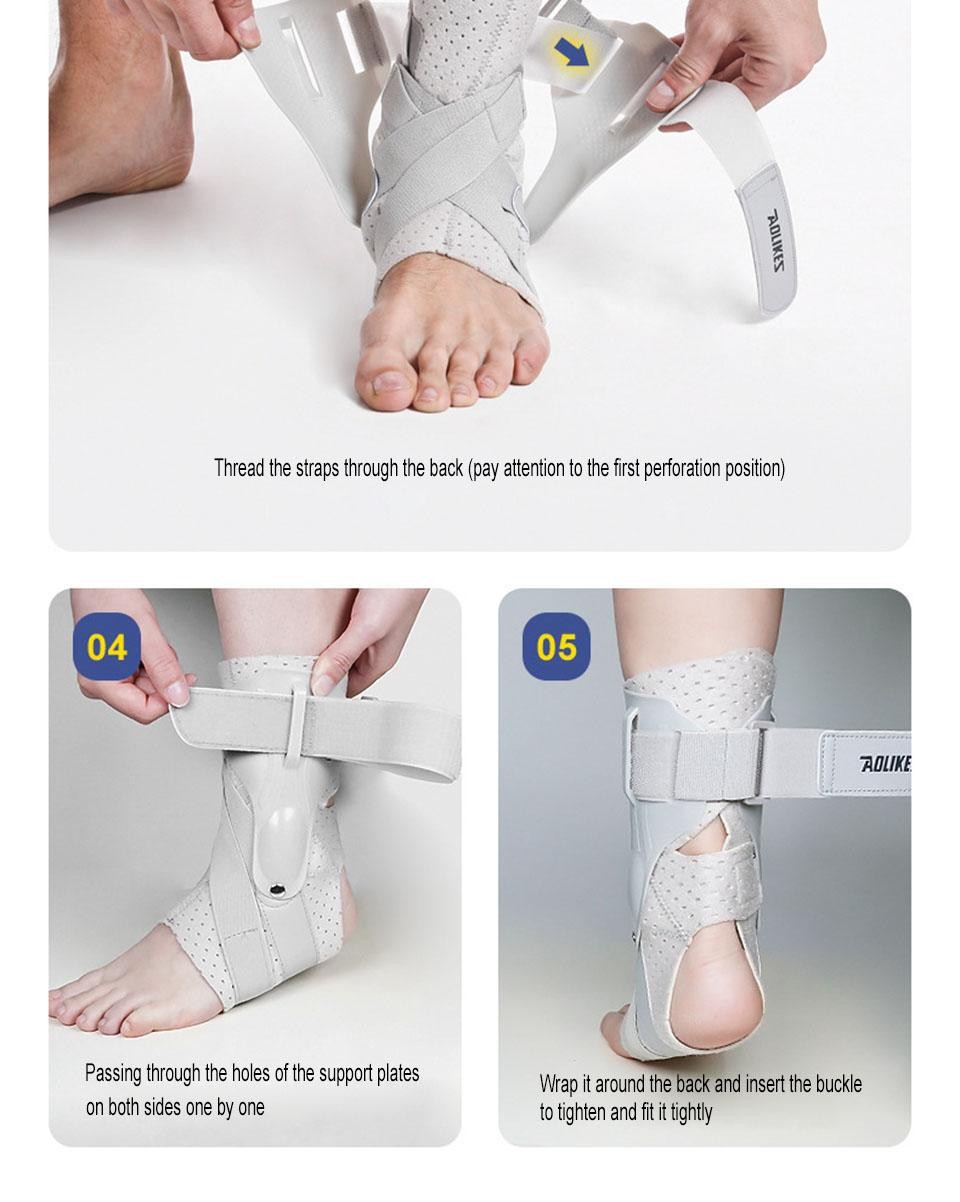 Aolikes 1pcs Ankle Sprained Support Brace Ankle Splint Stabilizer Protect for Sp