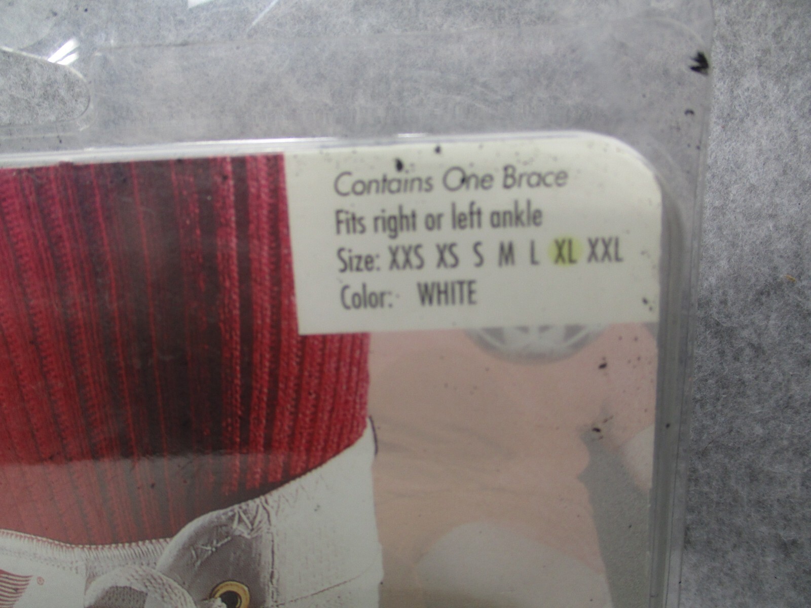 Swede-O Ankle Lok (XL Mens Sz 13-14) Brace Support Lace Athletic White