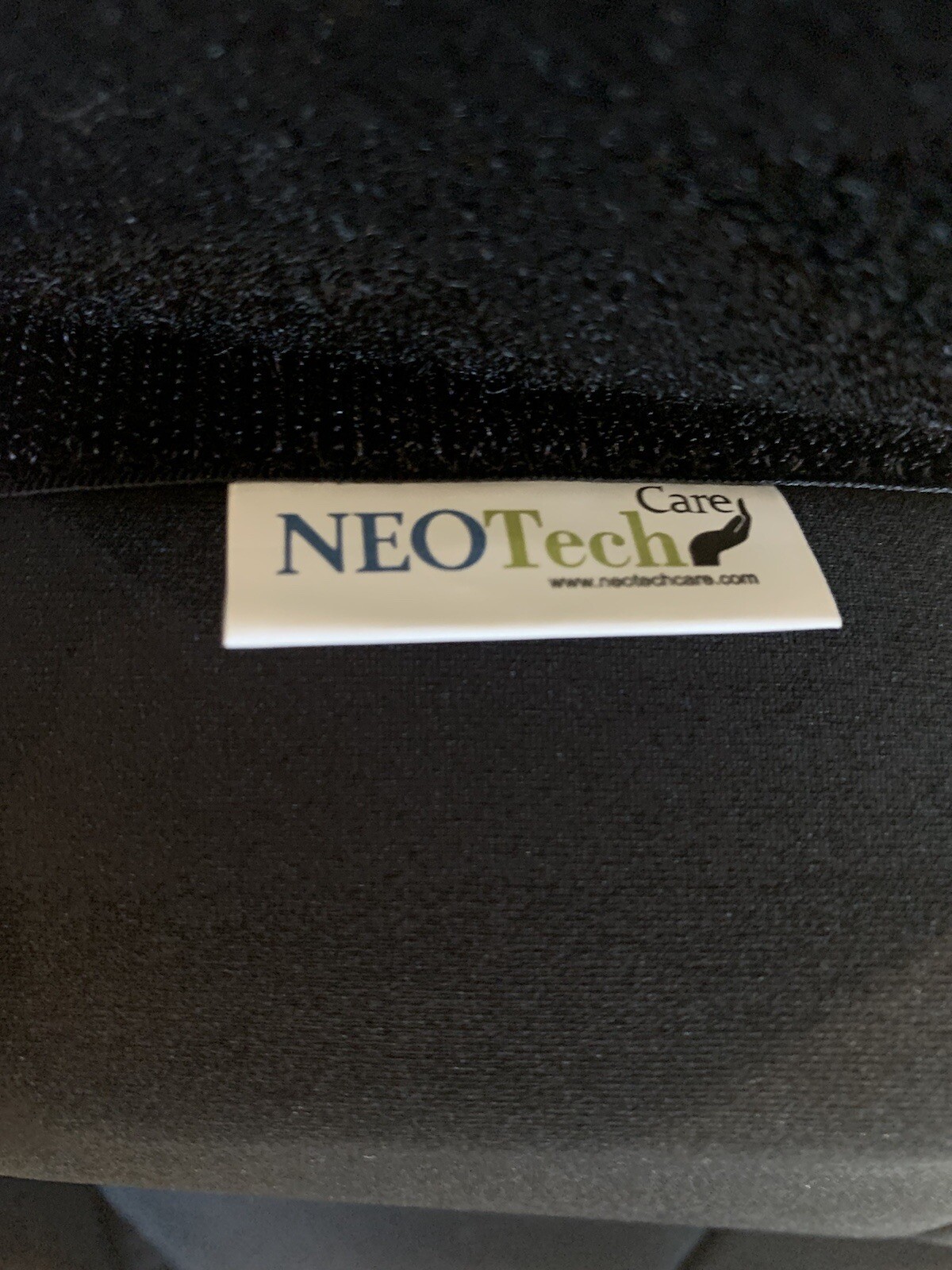 NeoTech Care Neoprene Back Brace Double Compression Adjustable Black XXXLarge