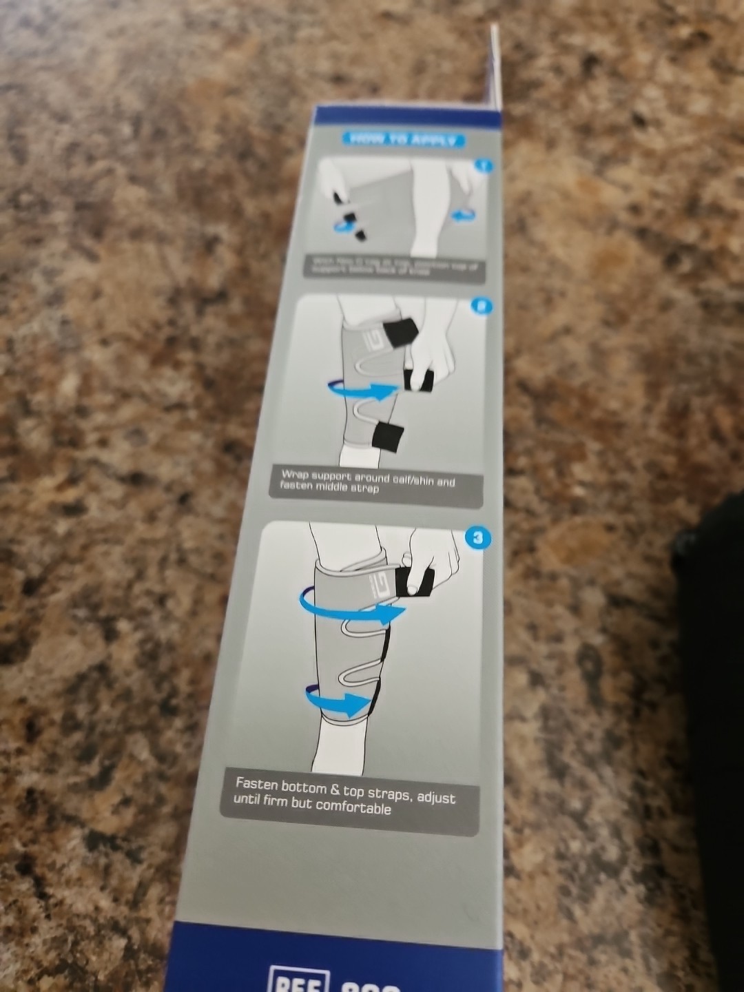 Calf Shin Splint Support Adjustable Compression One Size Fits Most Left Or Right