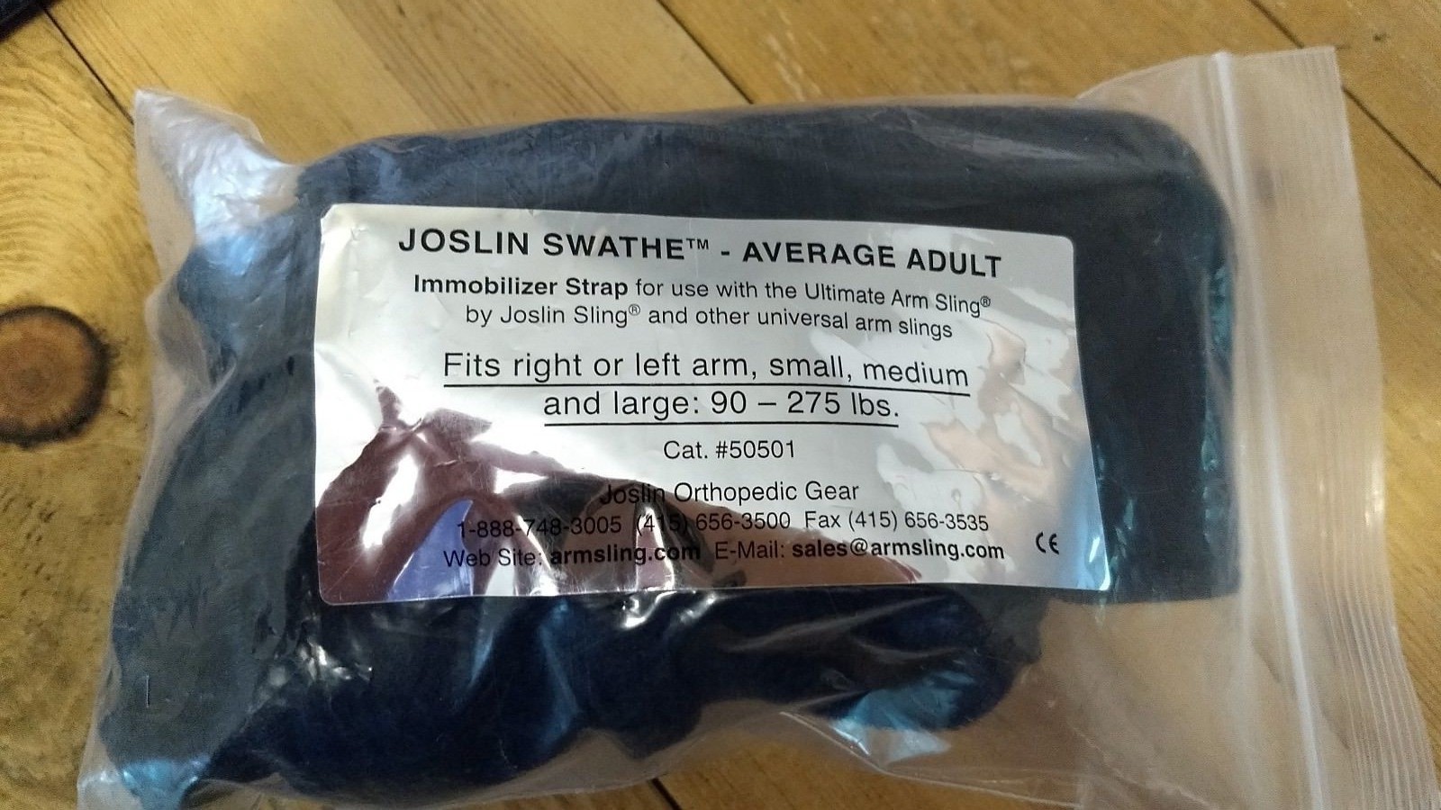 Josling Swathe – Adult Sized Arm Immobilizer #50501 (90-275 lbs)