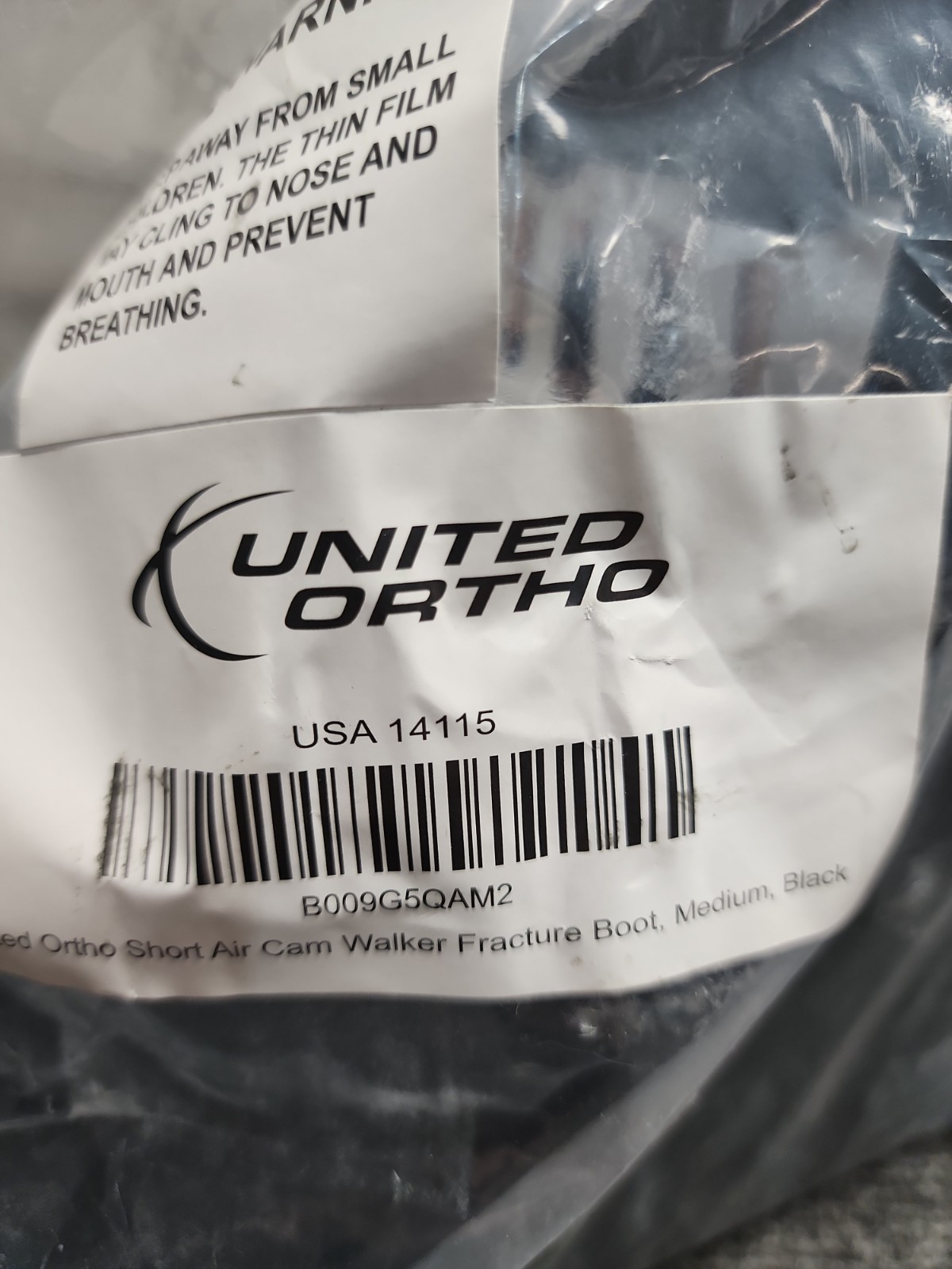 United Ortho USA 14115 Short Air Cam Walker Fracture Boot Medium