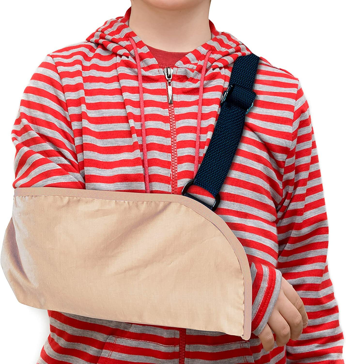 Cara Youth Pouch Arm Sling (Beige) Adjustable