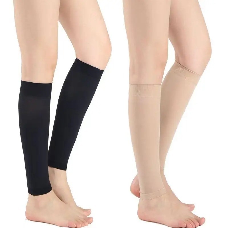 1 Pair Compression Calf Sleeves Varicose Vein Leg Support Socks Shin Brace Sleev