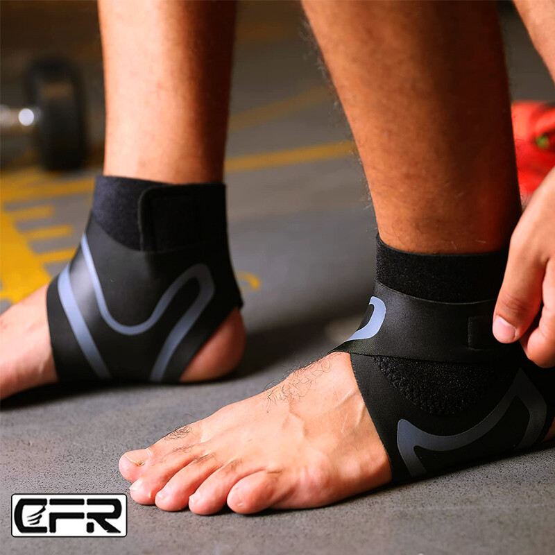 Ankle Support Brace Compression Sleeve Pain Relief Foot Plantar Fasciitis Wrap
