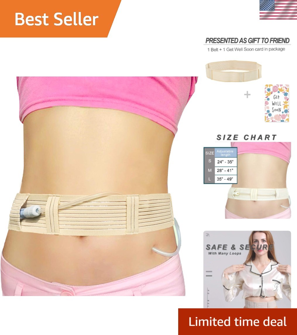 PD Belt Breathable Peritoneal Dialysis Catheter Supplies Abdominal Holder Acc…