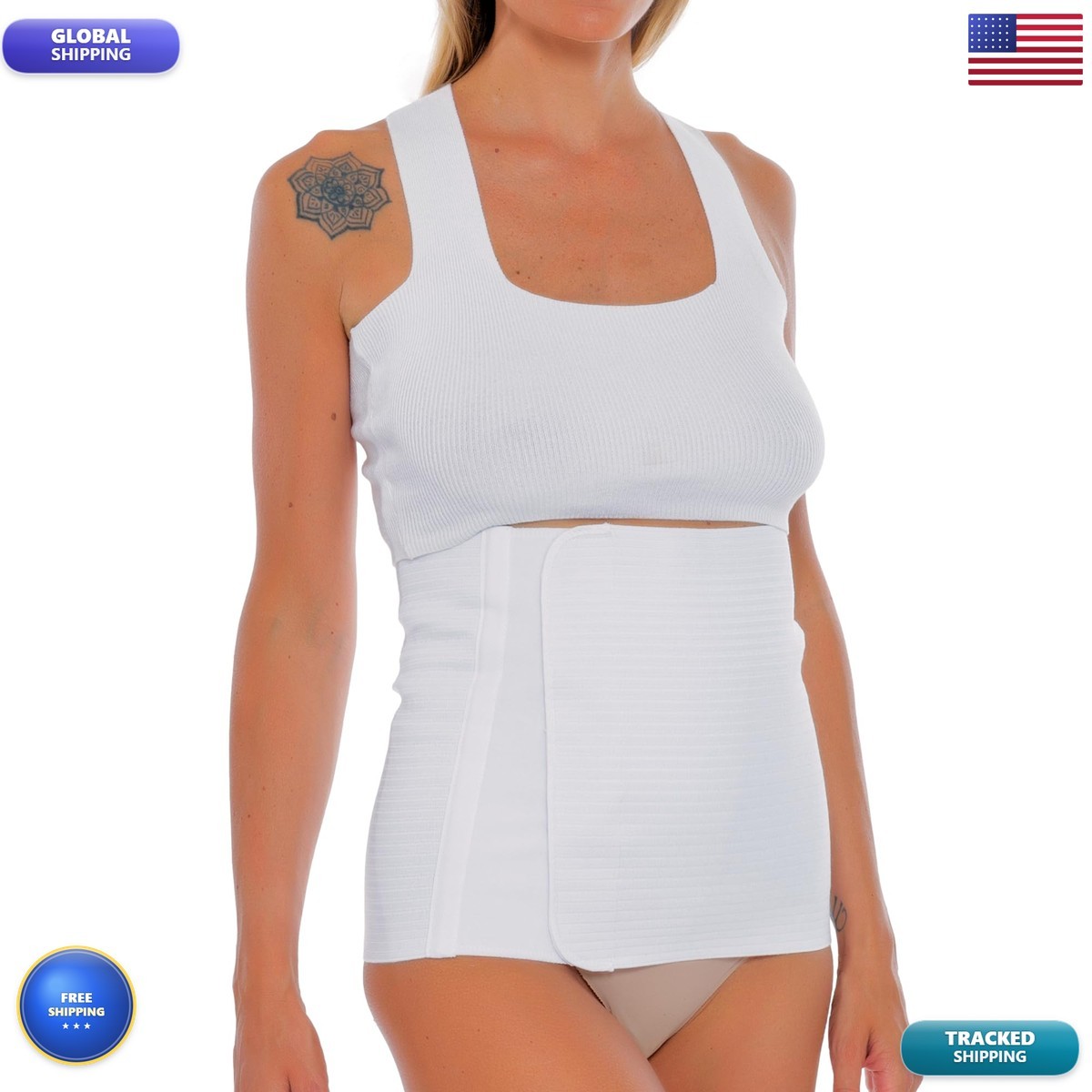 Linphelle Post-Surgery And Postpartum Band Elastic And Tear-Resistant Abdominal