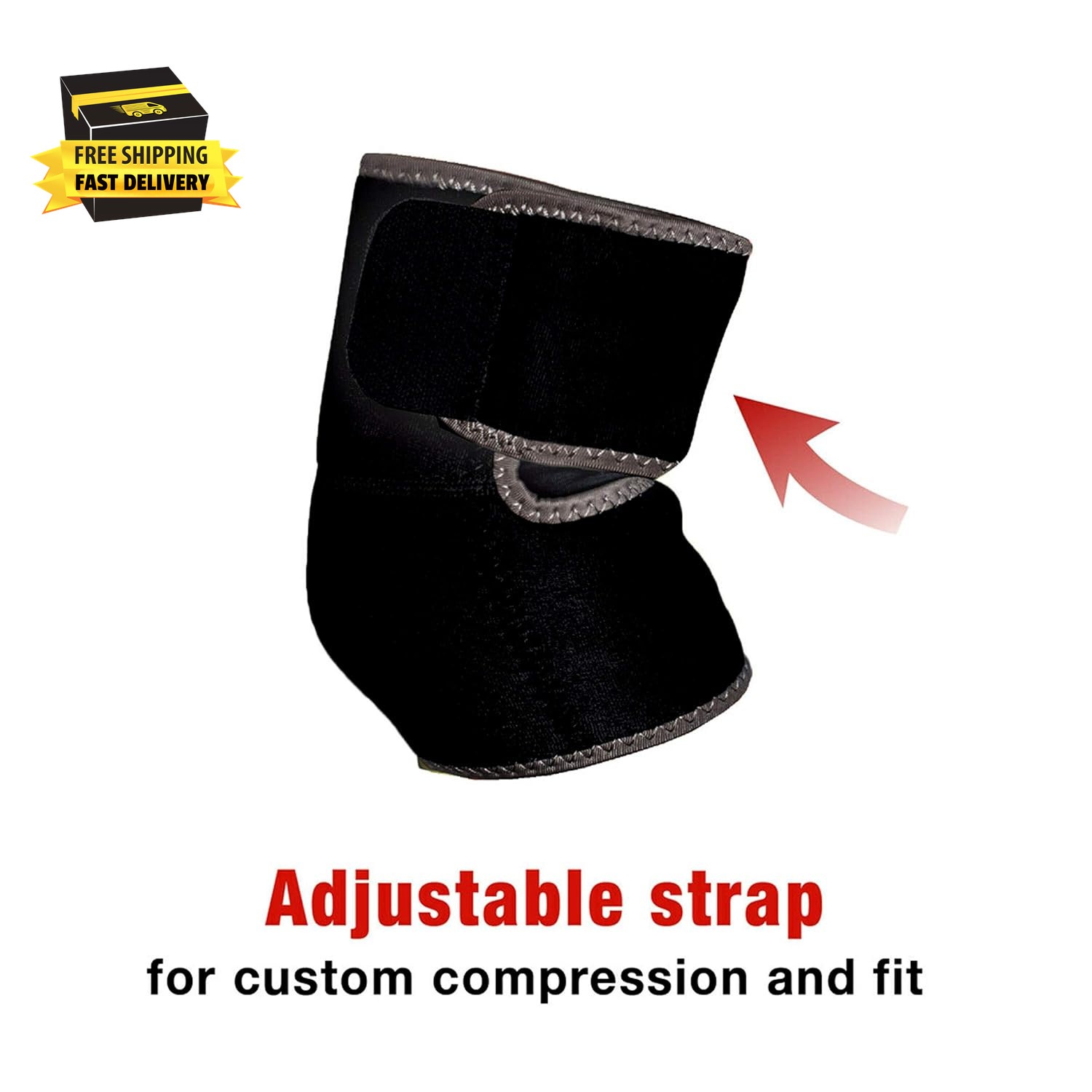 ACE Brand Adjustable Compression Elbow Support, Moderate Support for Weak, Sore