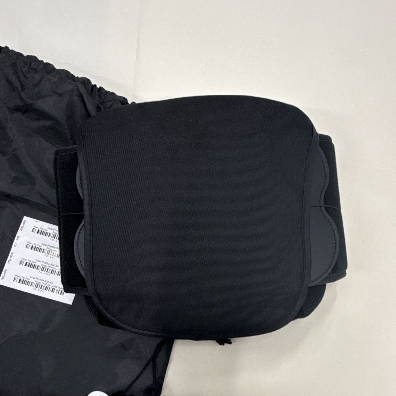 Low Profile SM-4X Adjustable Lumbar Support Back Belt Black MPN 76-204