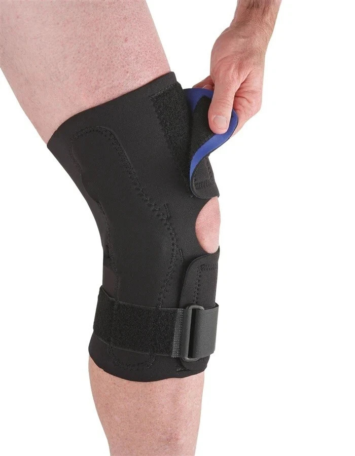Ossur Knee Wrap Around 1/8 Neoprene Hinged Knee Support, 4XL 212011