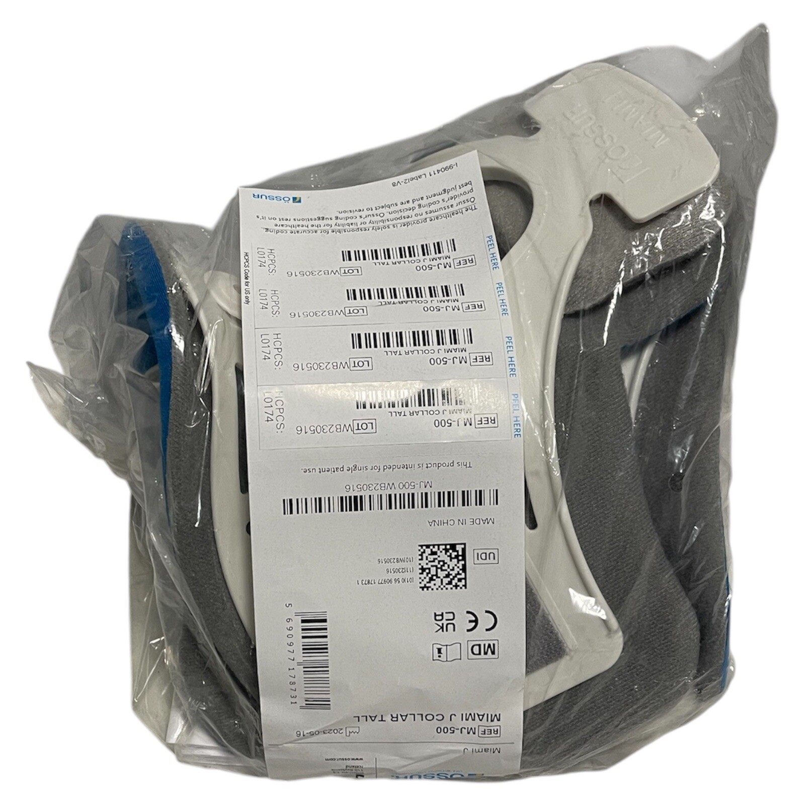 Ossur Miami J Cervical Collar Immobilizer, Short MJ-500 – Long Tall Neck