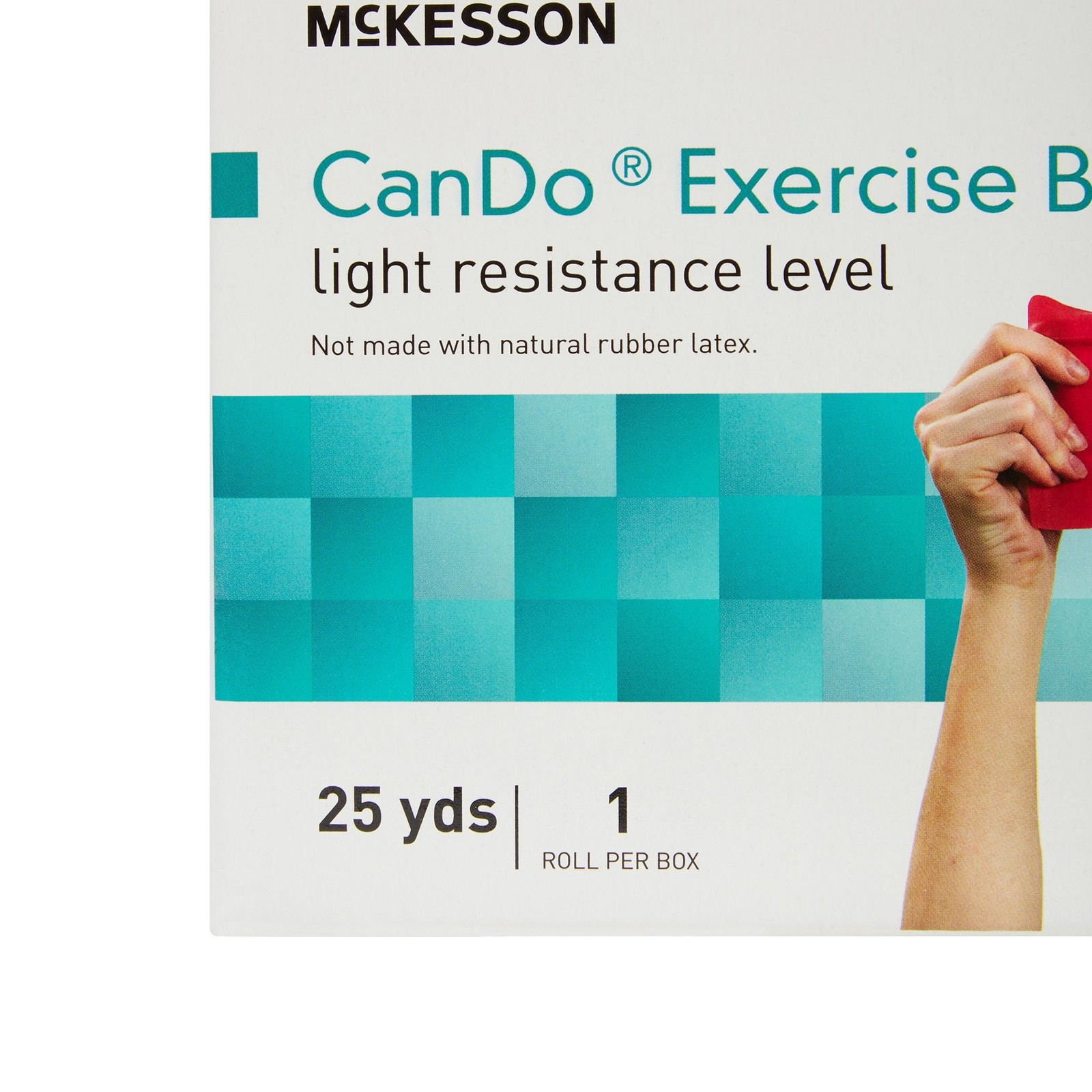 McKesson CanDo Exercise Resistance Band Red Light Resistance 5″ x 25 Yd 1 Each