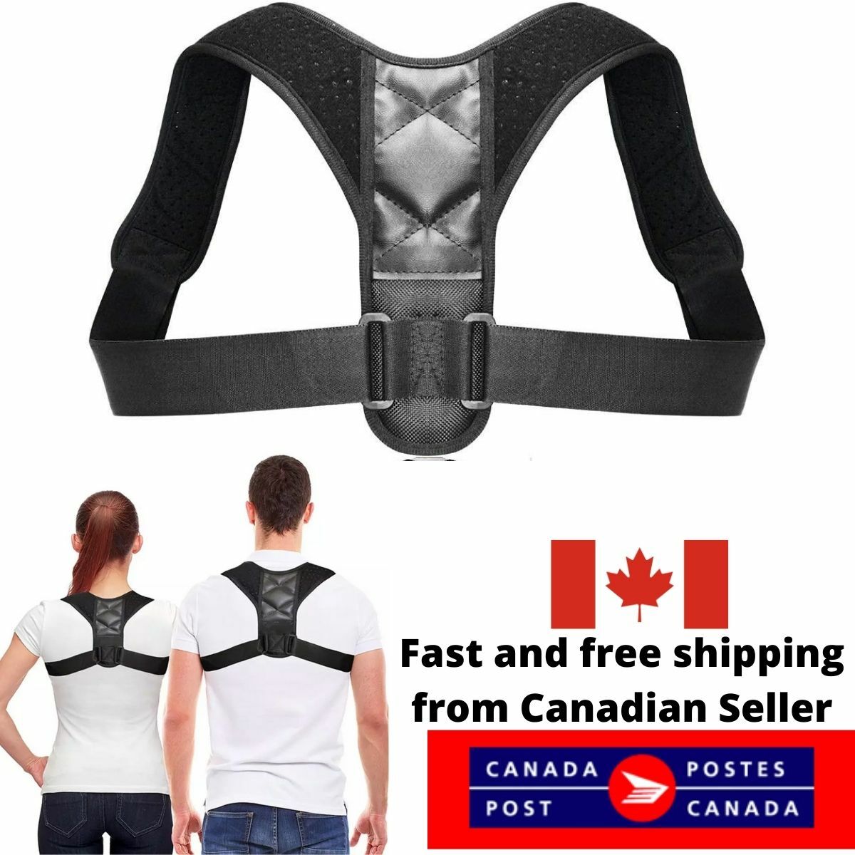 Premium Posture Corrector- Back, Clavicle Support Brace, Unisex, 2 sizes