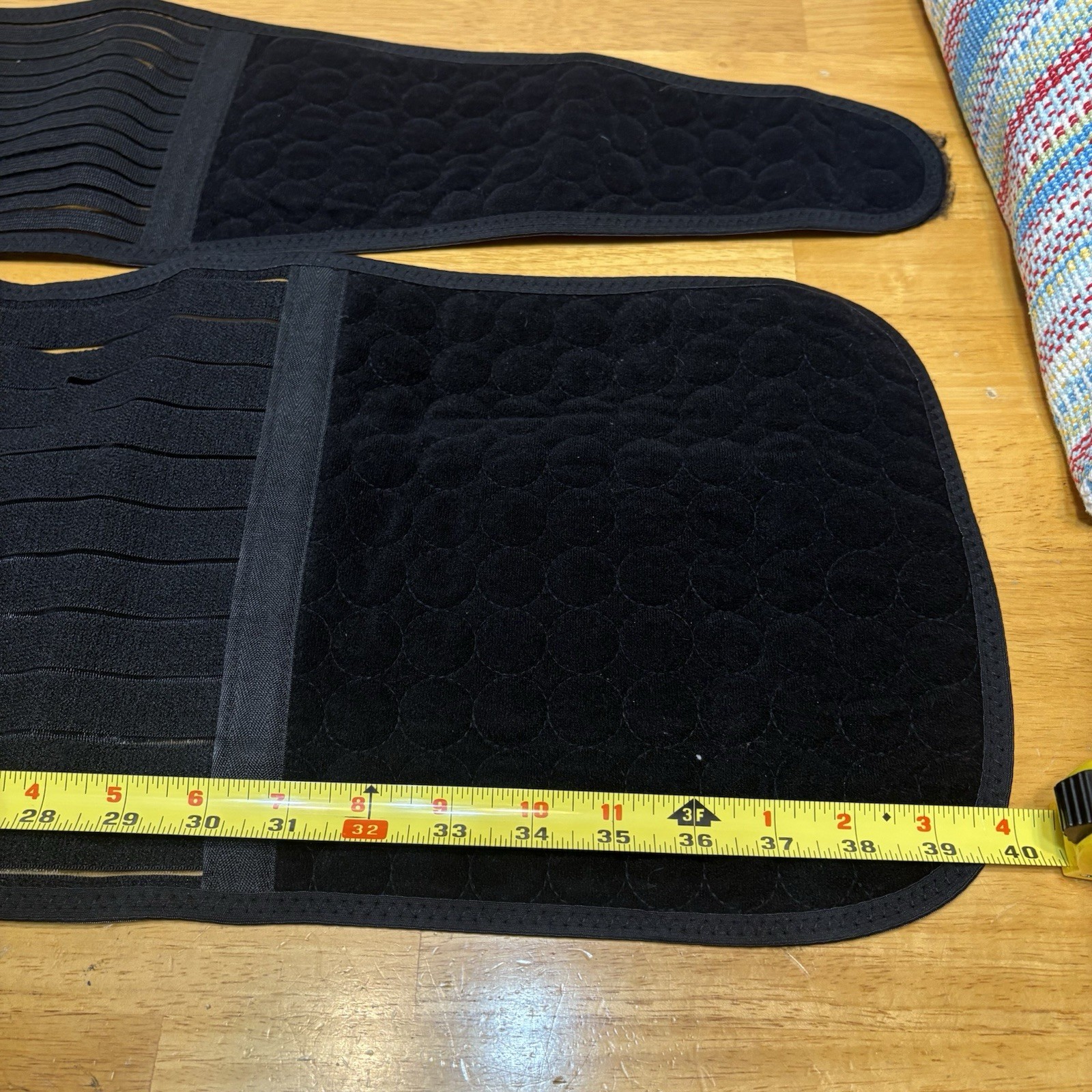 ChongErfei Waist & Pelvis Belts Black One Size Adjustable 40″