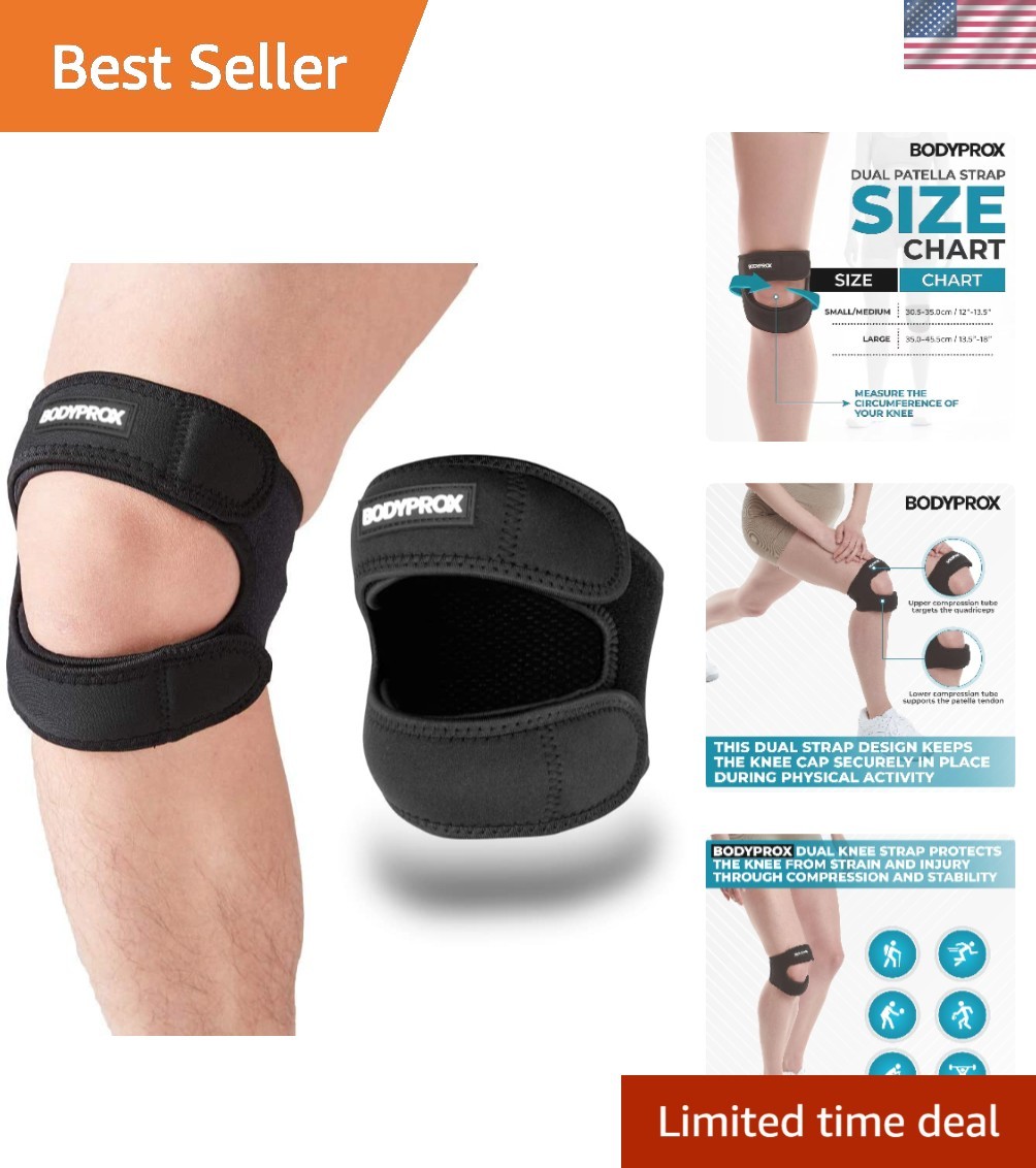 Targeted Compression Knee Brace for Active Recovery – Large Adjustable Neoprene