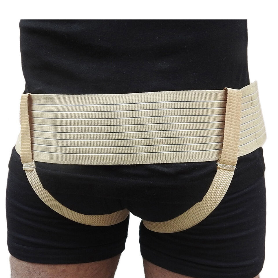 Hernia Belt Brace Double Compression Truss Pads Inguinal Support Belt for Men