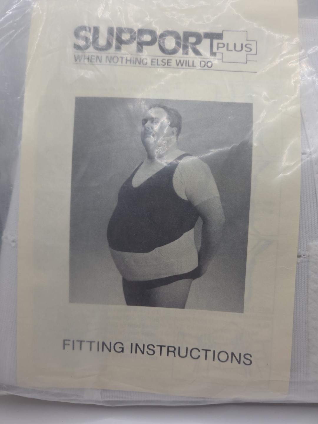 Back Support Brace with Moldable Insert – Bariatric
