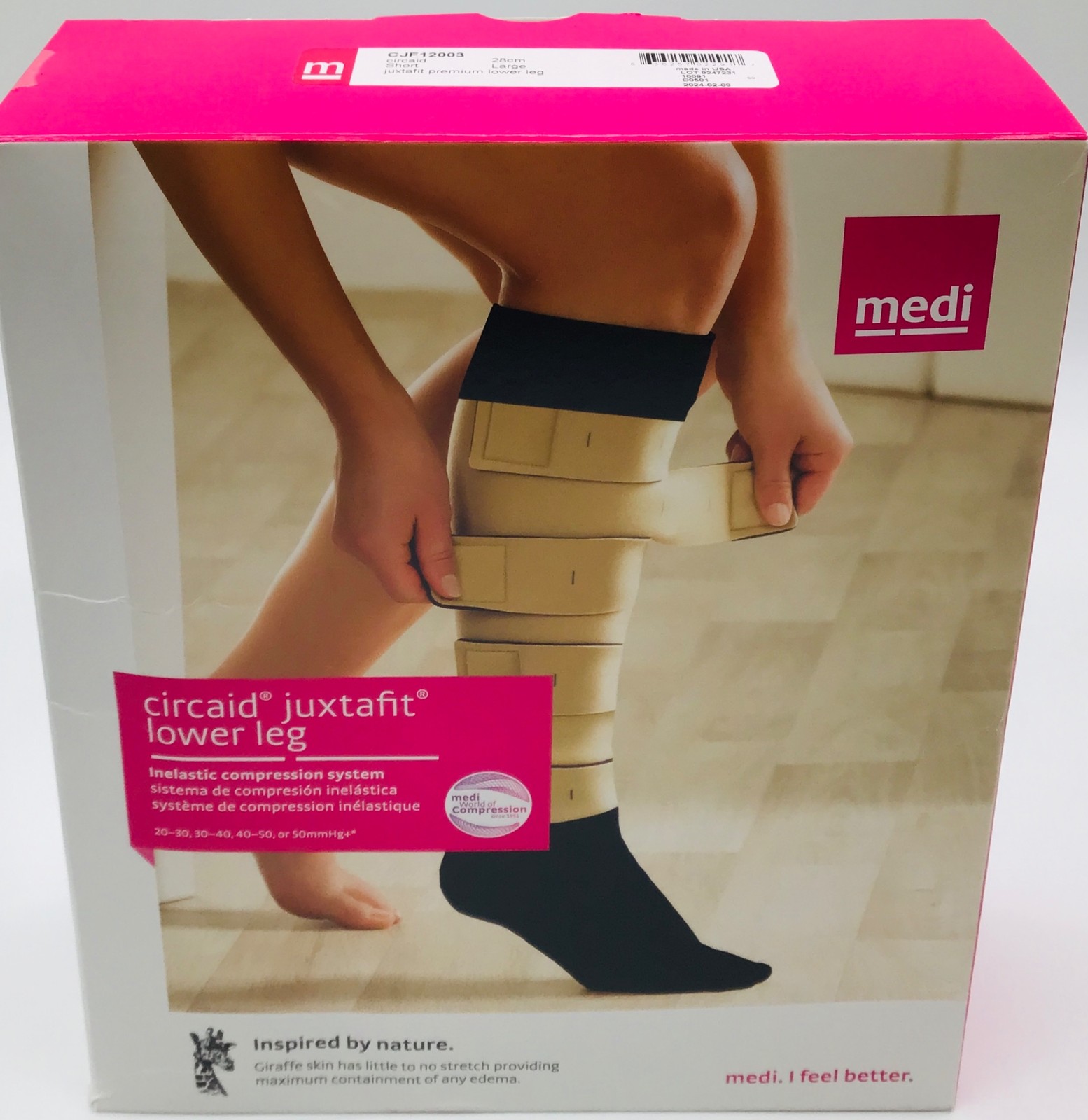 Medi CJF12003 Circaid Short Juxtafit Premium Lower Leg Compression Large 28cm