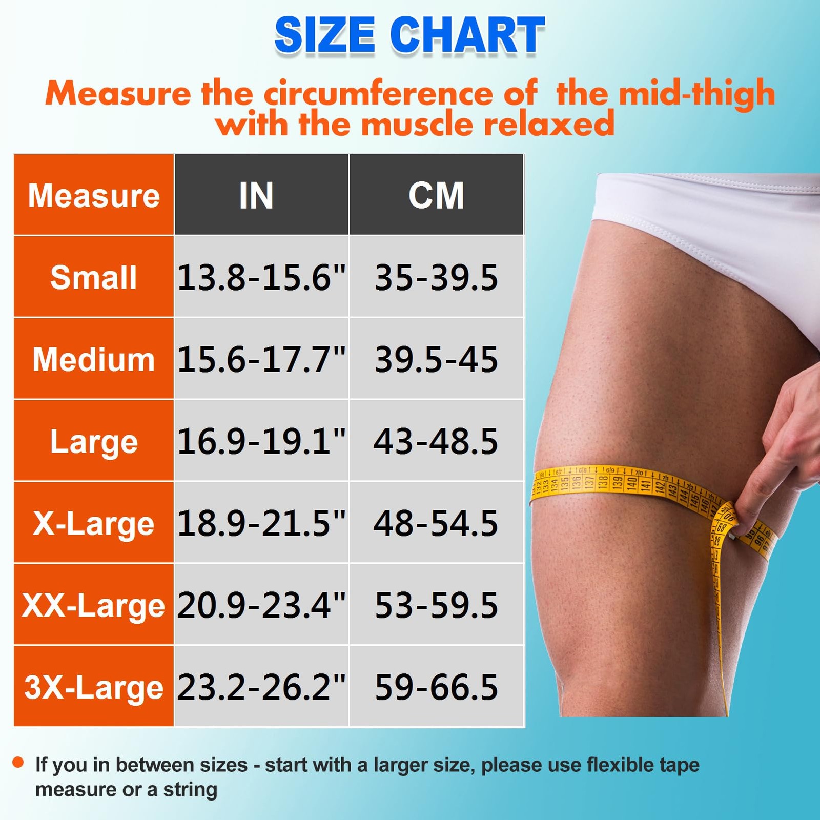Thigh Compression Sleeves (Pair), Unisex, Hamstring Compression Sleeve for Qu…